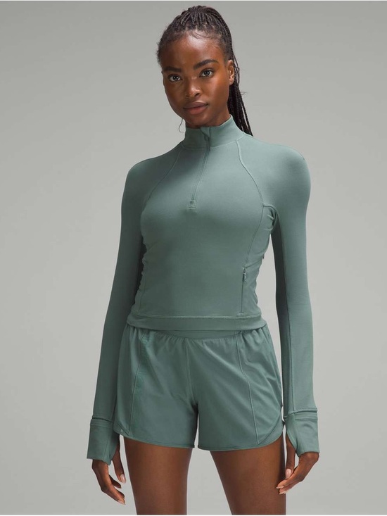 lululemon athletica Jackets & Blazers - Lululemon Its Rulu Run Cropped Half Zip Size 8